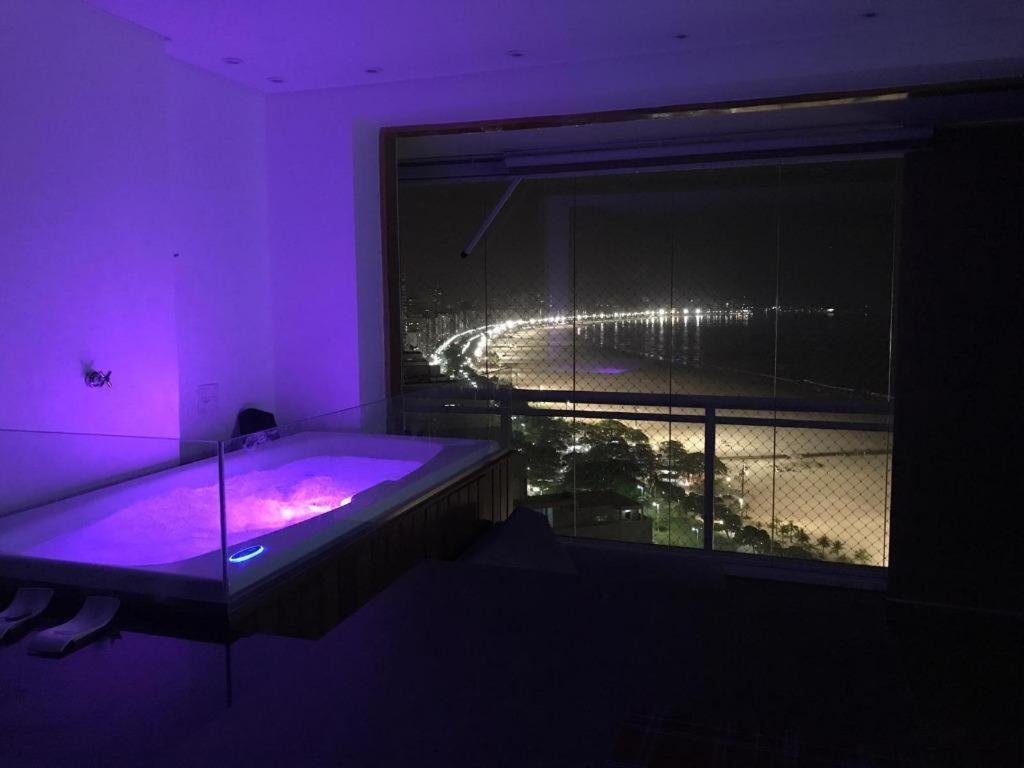 Maravilhoso Apto Vista Mar Jacuzzi Wi Fi Pe Areia Сантус Екстер'єр фото