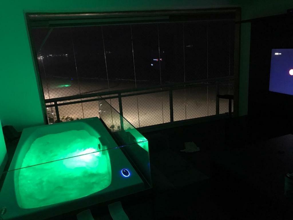 Maravilhoso Apto Vista Mar Jacuzzi Wi Fi Pe Areia Сантус Екстер'єр фото