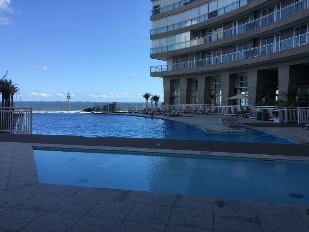 Maravilhoso Apto Vista Mar Jacuzzi Wi Fi Pe Areia Сантус Екстер'єр фото